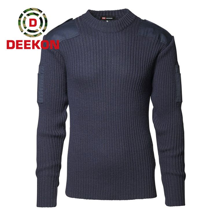 Men Wool Long-Sleeve Pullover