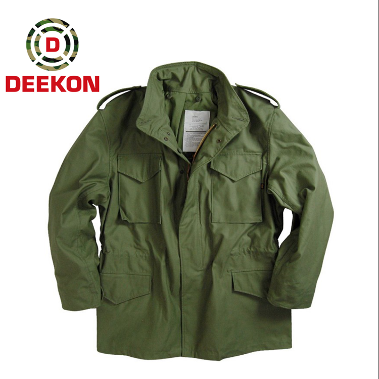 Military Army Green Camo Parka