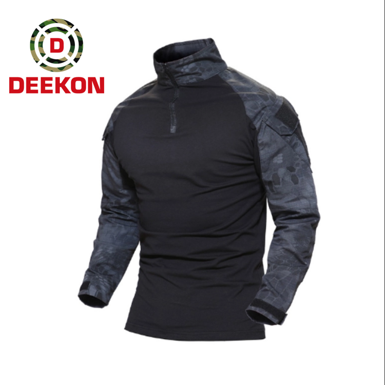 Black Camo Soldier Pullover