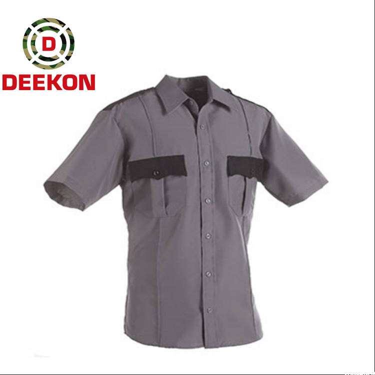 Grey Security Officer T-Shirt