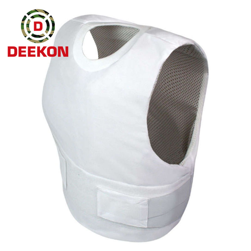 White Concealable Bulletproof Vest