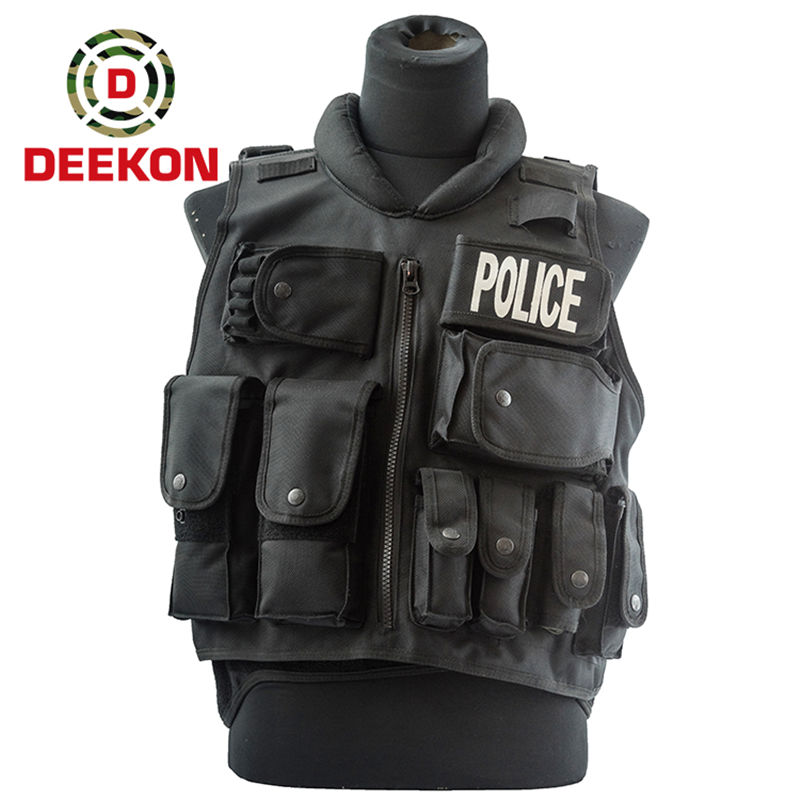 Police Bulletproof Jacket with Pouches